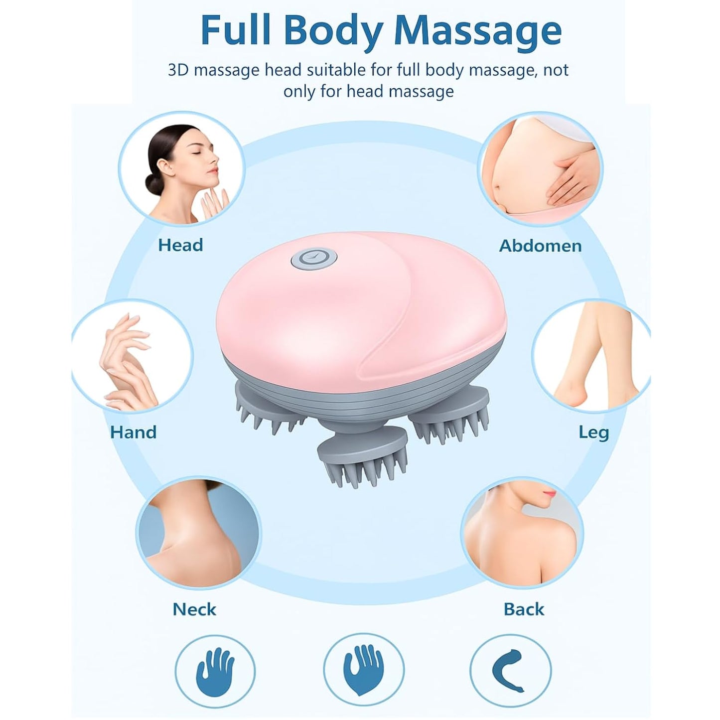 electric head  scalp massager